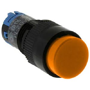 Nút nhấn giữ không đèn IDEC AB2M-A1PLA D12 1NO+1NC (Hổ phách)