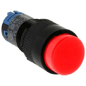 Nút nhấn giữ không đèn IDEC AB2M-A1PLR D12 1NO+1NC (Đỏ)