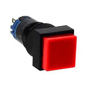 Nút nhấn nhả không đèn IDEC AB2Q-M2R D12 2NO+2NC (Đỏ)
