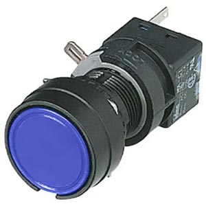 Nút nhấn giữ không đèn IDEC HA1B-A1C2VS D16 2NO+2NC (Xanh)