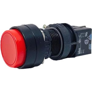 Nút nhấn nhả không đèn IDEC HA1B-M2C2R D16 2NO+2NC (Đỏ)