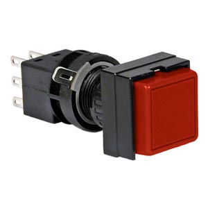 Nút nhấn nhả không đèn IDEC HA2B-M2C1VR D16 1NO+1NC (Đỏ)