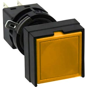 Nút nhấn giữ không đèn IDEC HA2B-A1C2VLA D16 2NO+2NC (Hổ phách)