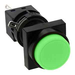 Nút nhấn nhả không đèn IDEC HA3B-M2C6G D16 2NO+2NC (Xanh)