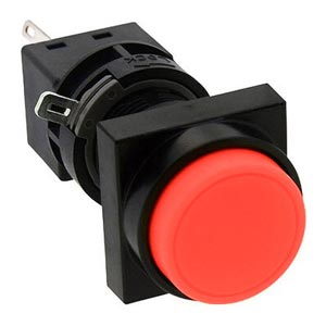 Nút nhấn nhả không đèn IDEC HA3B-M2C6R D16 2NO+2NC (Đỏ)