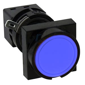 Nút nhấn nhả không đèn IDEC HA3B-M1C1VS D16 1NO+1NC (Xanh)