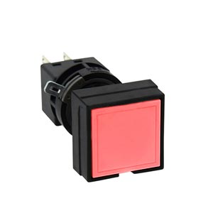 Nút nhấn nhả không đèn IDEC HA4B-M1C1R D16 1NO+1NC (Đỏ)