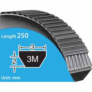 Dây curoa BANDO 3M250