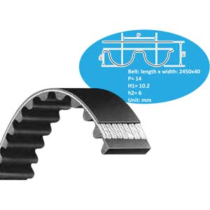 Dây curoa răng 2450-H14M-40 Bando - Tư vấn miễn phí