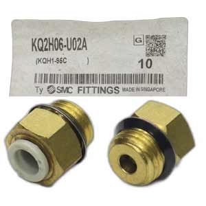 KQ2H06-U02A Đầu nối khí ren ngoài 6mm SMC