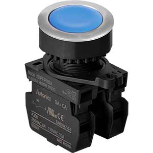 Nút nhấn nhả không đèn AUTONICS S3PF-P1B2A D30 2NO (Xanh)