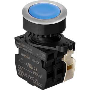 Nút nhấn nhả không đèn AUTONICS S3PF-P1B2AB D30 2NO+1NC (Xanh)