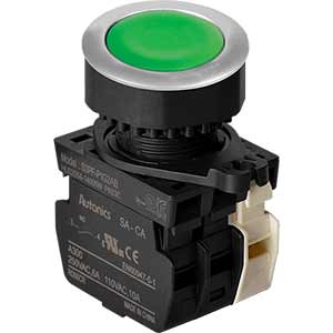 Nút nhấn nhả không đèn AUTONICS S3PF-P1G2AB D30 2NO+1NC (Xanh)