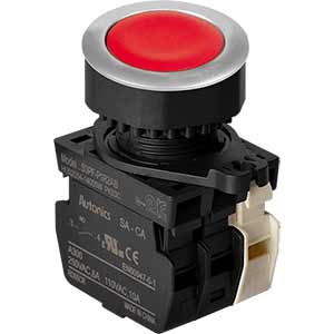 Nút nhấn nhả không đèn AUTONICS S3PF-P1R2AB D30 2NO+1NC (Đỏ)