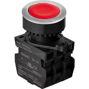 Nút nhấn nhả không đèn AUTONICS S3PF-P1R3A D30 3NO (Đỏ)