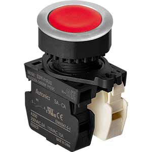 Nút nhấn nhả không đèn AUTONICS S3PF-P1RABM D30 1NO+1NC (Đỏ)