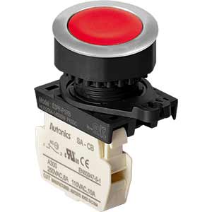 Nút nhấn nhả không đèn AUTONICS S3PF-P1RBM D30 1NC (Đỏ)