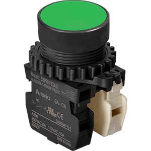 Nút nhấn nhả không đèn AUTONICS S3PR-P1GAB D30 1NO+1NC (Xanh)