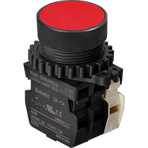 Nút nhấn nhả không đèn AUTONICS S3PR-P1R2ABM D30 2NO+1NC (Đỏ)