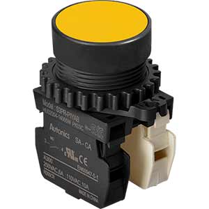 Nút nhấn nhả không đèn AUTONICS S3PR-P1YAB D30 1NO+1NC (Vàng)