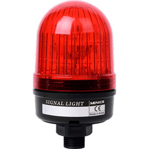 Đèn báo hiệu công suất thấp D66mm AUTONICS MS66LTM-B02-RV 24VDC; Màu đỏ; Đèn kết hợp còi báo; Cỡ Lens: D68mm; Sáng liên tục, Sáng nhấp nháy