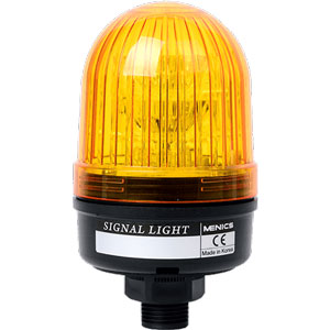 Đèn báo hiệu công suất thấp D66mm AUTONICS MS66LTM-B02-YV 24VDC; Màu vàng; Đèn kết hợp còi báo; Cỡ Lens: D68mm; Sáng liên tục, Sáng nhấp nháy