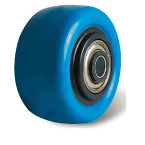 Bánh xe tải trung bình ETHOS UBZ 050 Đường kính bánh xe: 50mm; Khả năng chịu tải: 50Kg; Kiểu dáng bánh xe: Flat; Vật liệu bánh xe: Polyurethane; Màu bánh xe: Blue; Đường kính trục xoay: 8mm; Chiều dài trục xoay: 28mm