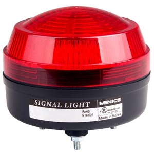 Đèn xoay cảnh báo AUTONICS MS86W-B00-R 12-24VAC/DC D86 có còi màu đỏ