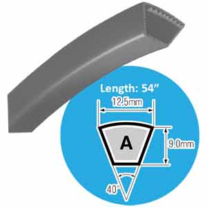 Dây curoa loại M-A-B-C-D-E MITSUBOSHI A54