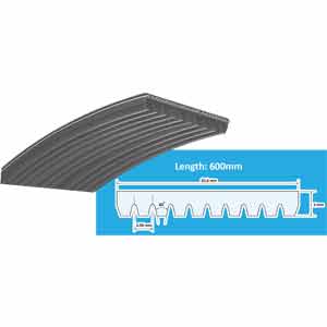 Dây curoa (Rubber V-ribbed belt) MITSUBOSHI 10PK600