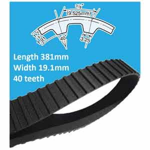 Dây curoa răng MITSUBOSHI 150L075