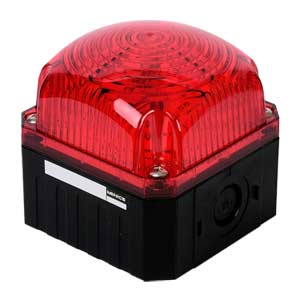Đèn cảnh báo AUTONICS MQVX-10-R 100VAC; Màu đỏ; Chỉ có đèn; Cỡ Lens: 95x96mm; Sáng nhấp nháy, cường độ sáng cao