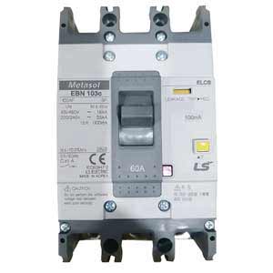 Aptomat chống giật 3 pha LS EBN103c 60A 100mA .