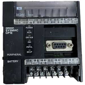 Bộ điều khiển lập trình OMRON CP1E-N14DT-D Loại: Compact; 24VDC; Số ngõ vào digital: 8; Số ngõ ra digital: 6; 8Ksteps