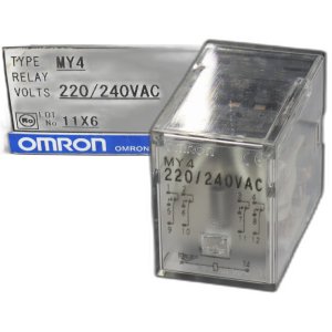 MY4 AC220/240 rơ le trung gian 14 chân 3A Omron