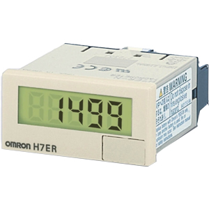 Bộ đếm tốc độ OMRON H7ER-N 48x24mm, 4 số, nguồn pin