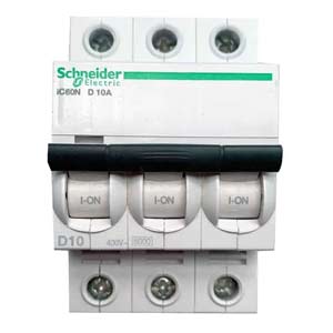 Aptomat cài SCHNEIDER A9F75310 3P, 10A, 10kA