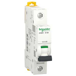 Aptomat cài SCHNEIDER A9F85106 1P, 6A, 15kA