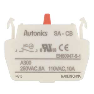 Tiếp điểm AUTONICS SA-CB Kiểu tiếp điểm: Contact only; SPST (1NC); AgNi10; Bắt vít