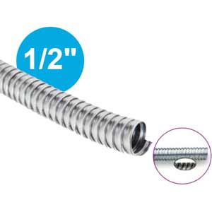 Ống ruột gà lõi thép (Ống luồn dây điện kim loại mềm) CVL OMO12CVL