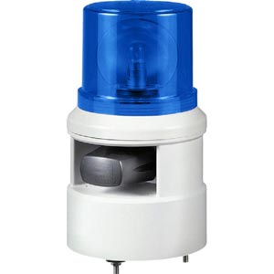Đèn xoay cảnh báo QLIGHT S100D-WS-220-B 220VAC D100 còi đa âm màu xanh