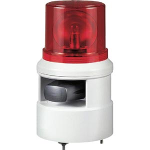 Đèn xoay cảnh báo QLIGHT S100D-WS-220-R 220VAC D100 còi đa âm màu đỏ