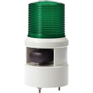 Đèn cảnh báo gương xoay bóng sợi đốt tích hợp còi QLIGHT S100DL-WM-220-G