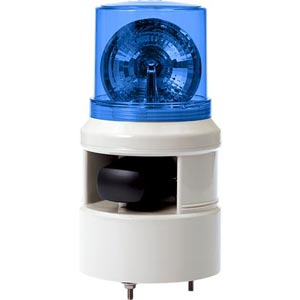 Đèn xoay cảnh báo QLIGHT S100DLR-WM-12-B 12VDC D100 còi đa âm màu xanh