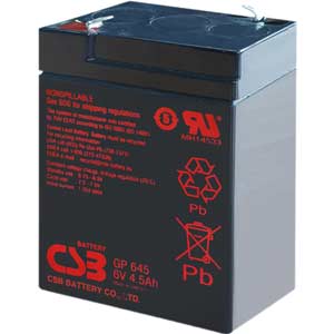 Ắc quy axit chì kín không cần bảo dưỡng CSB GP645