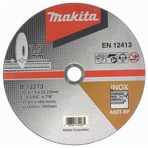 Lưỡi cắt (Kim loại) MAKITA B-12273 230mm; 1.9mm; Brown aluminium oxide (A); A60T