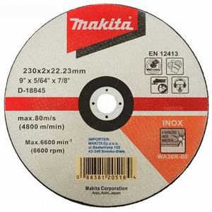 Lưỡi cắt (Kim loại) MAKITA D-18845 230mm; 2mm; White aluminium oxide (WA); WA36R