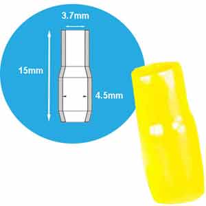 Chụp đầu cốt bằng nhựa Vinyl MHD V2.5 Yellow