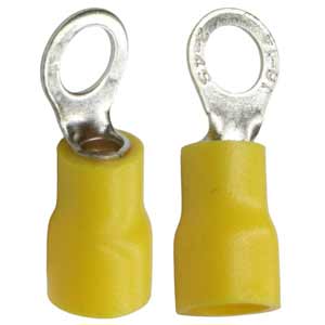 Đầu cốt tròn cách điện DOD RV 2-4 YELLOW