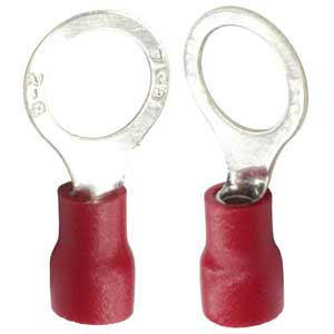 Đầu cốt tròn cách điện DOD RV 2-8 RED